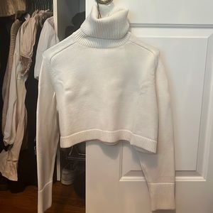 Zara cropped turtle neck sweater